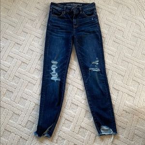 American Eagle Stretchy Ripped Jeans